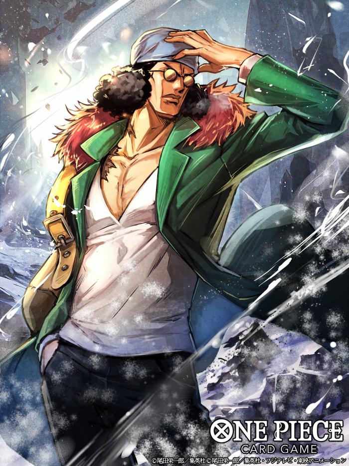 aokiji (one piece and 1 more) drawn by nijihayashi