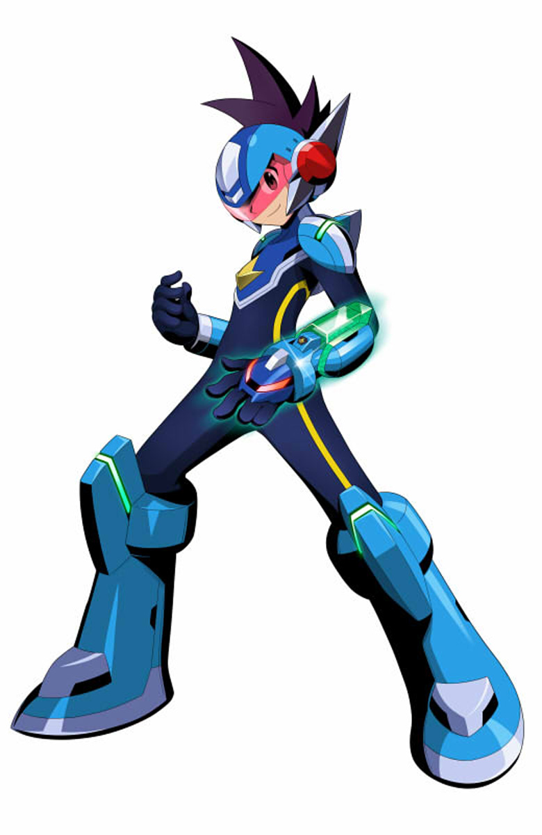 geo stelar and star force mega man (mega man and 2 more) drawn by hi-go!