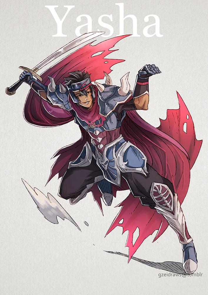 gray (fire emblem and 1 more) drawn by gzei