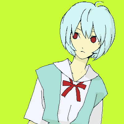 ayanami rei (neon genesis evangelion) drawn by gen_(susono01)