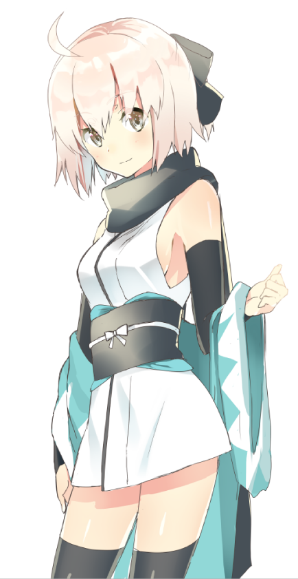 okita souji (fate and 2 more) drawn by eka_eri