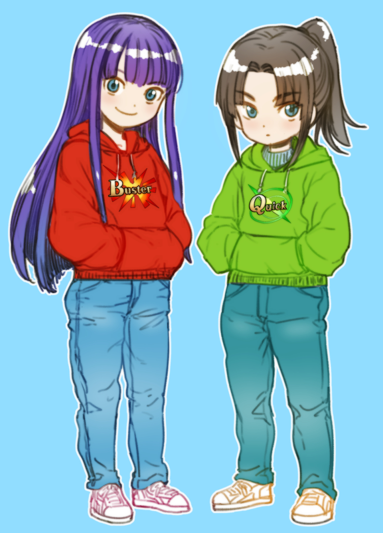 ushiwakamaru and martha (fate and 1 more) drawn by aoba_(smartbeat)