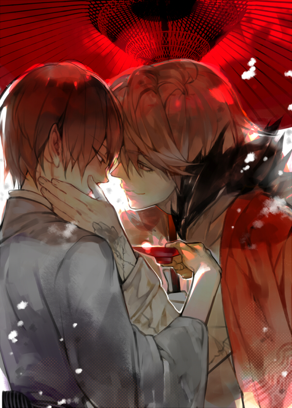 hibari kyouya and dino (katekyo hitman reborn!) drawn by shishio_(shishio5431)