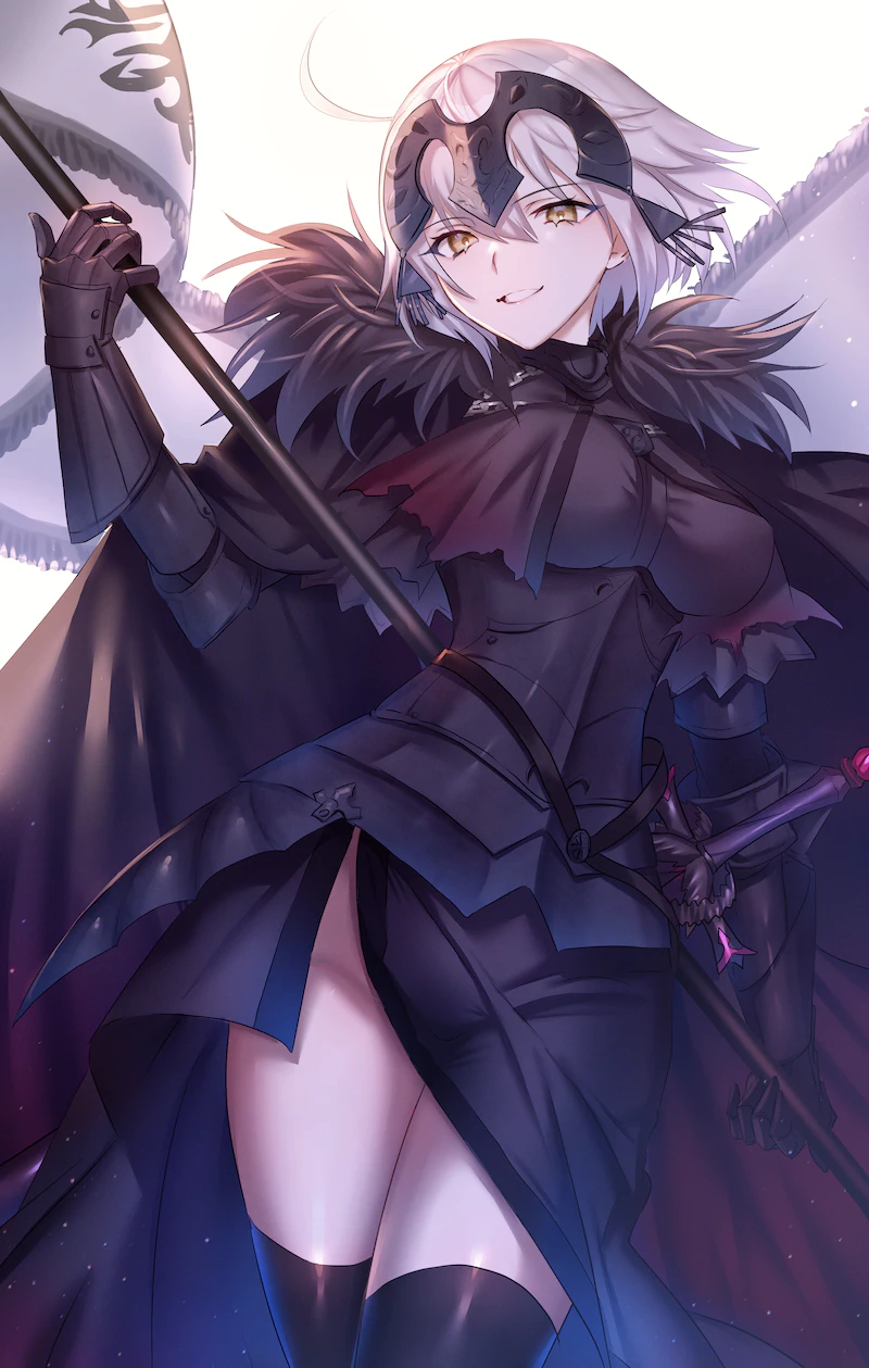 jeanne d'arc alter (fate and 1 more) drawn by katase_bono