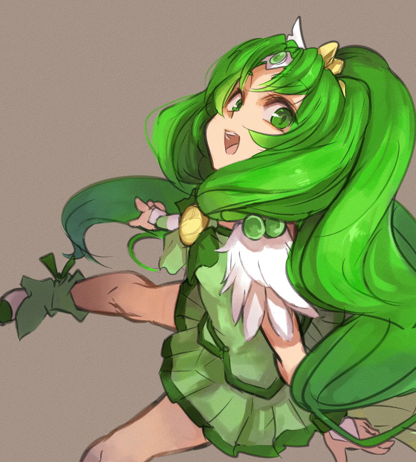 midorikawa nao and cure march (precure and 1 more) drawn by pepe_(jonasan)