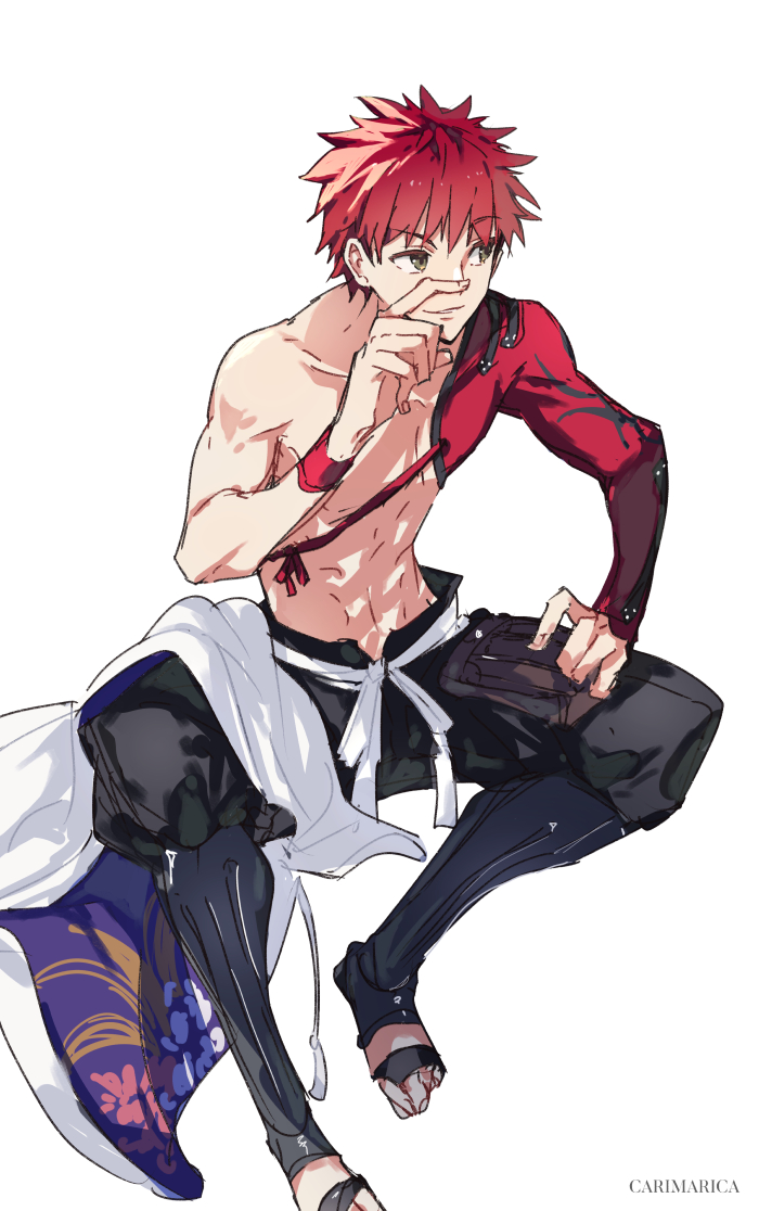 emiya shirou and senji muramasa (fate and 1 more) drawn by carimarica