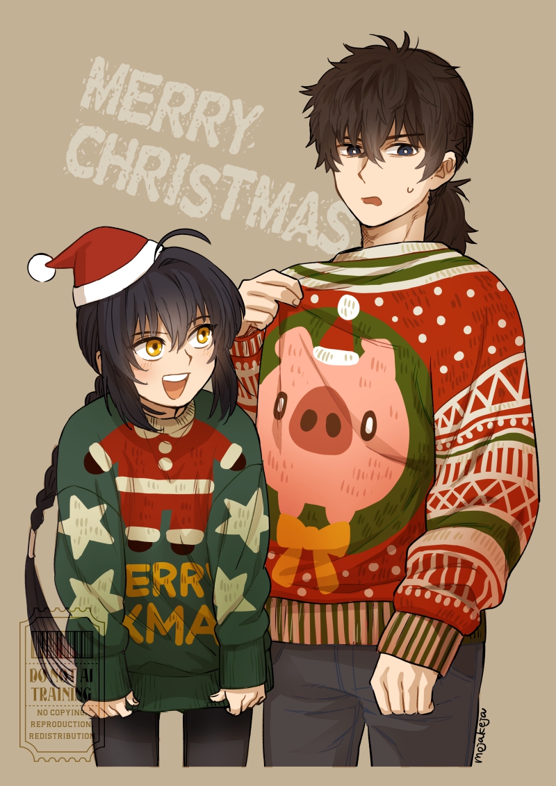 yamato takeru and miyamoto iori (fate and 1 more) drawn by mojakeja