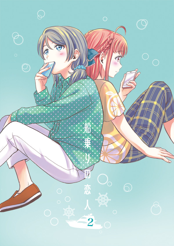 watanabe you and takami chika (love live! and 1 more) drawn by kanbayashi_makoto