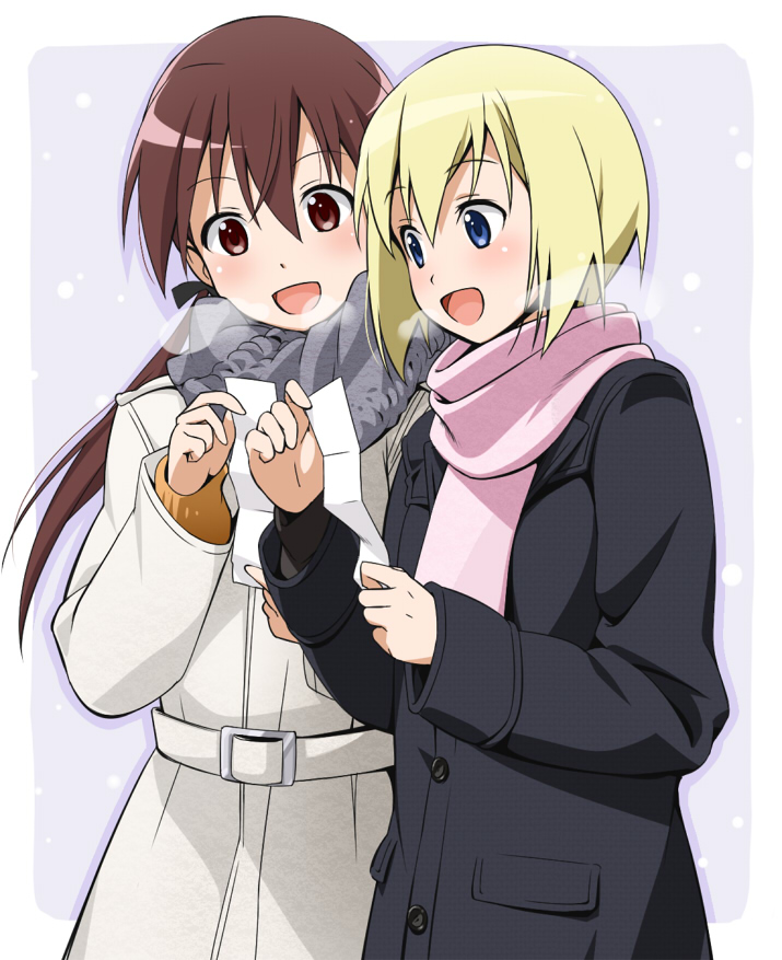erica hartmann and gertrud barkhorn (world witches series and 1 more) drawn by youkan