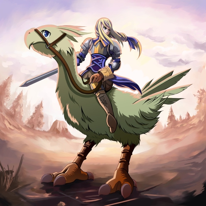 agrias oaks (final fantasy and 1 more) drawn by tsukumo_(soar99)