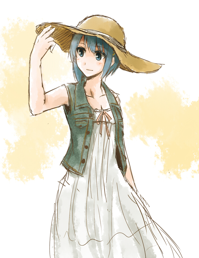 miki sayaka (mahou shoujo madoka magica) drawn by jikasei