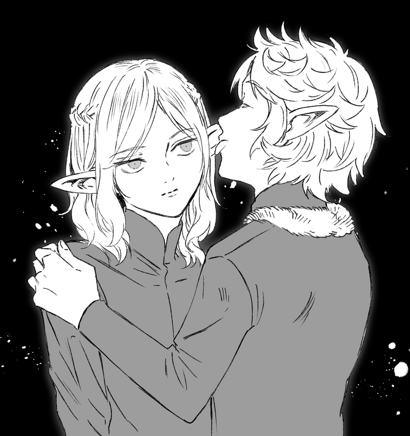 mithrun and mithrun's brother (dungeon meshi) drawn by kabe_piko