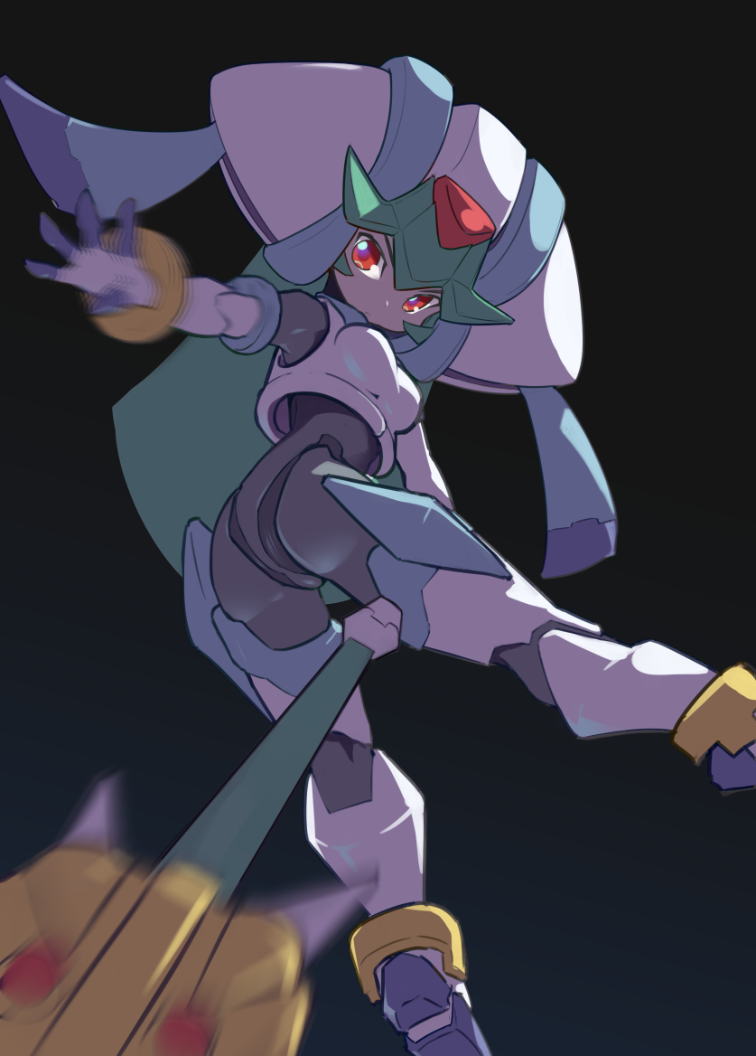 pandora and model w (mega man and 1 more) drawn by nanaya_(mokapls)