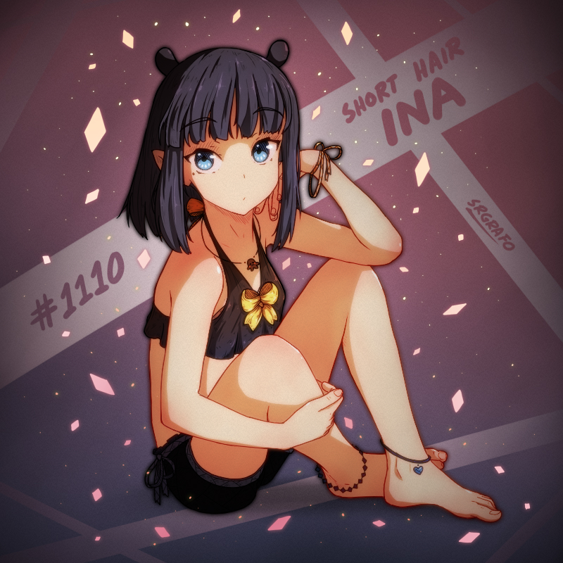 ninomae ina'nis (hololive and 1 more) drawn by srgrafo