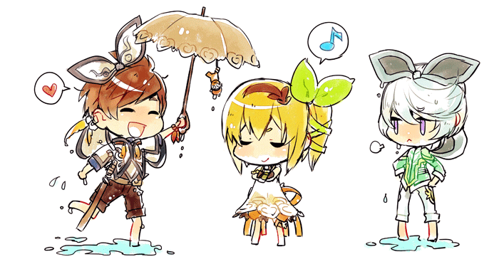 edna, sorey, mikleo, and phoenix (tales of and 1 more) drawn by houhou_(black_lack)