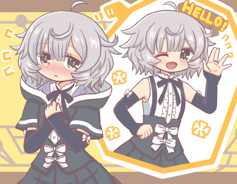miwa mitsune (mahou shoujo madoka magica and 2 more) drawn by reverse_(bluefencer)