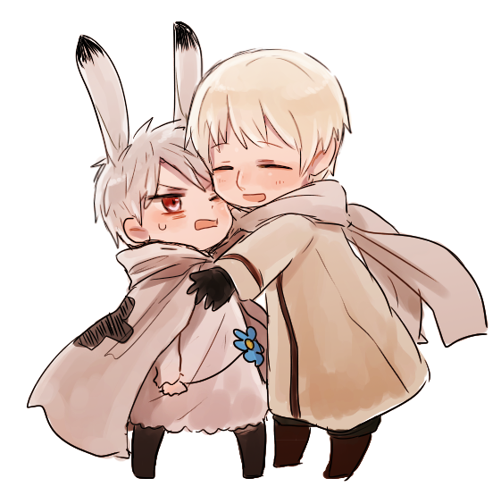 russia and prussia (axis powers hetalia) drawn by zy_(dondokodo-mu)