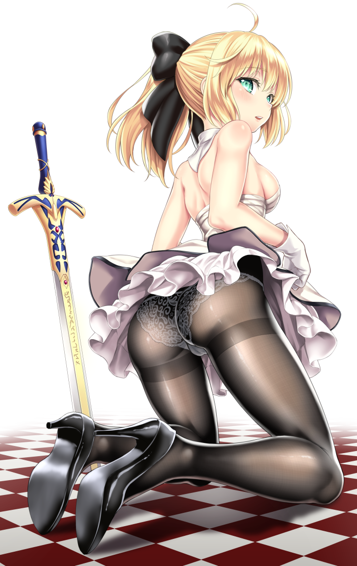 artoria pendragon and saber lily (fate and 1 more) drawn by kase_daiki