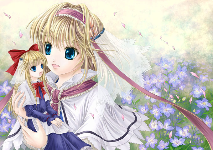 alice margatroid and shanghai doll (touhou) drawn by yuki_shuuka