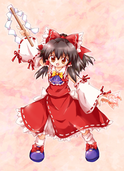 hakurei reimu (touhou) drawn by zipang_(zip@ng_works)