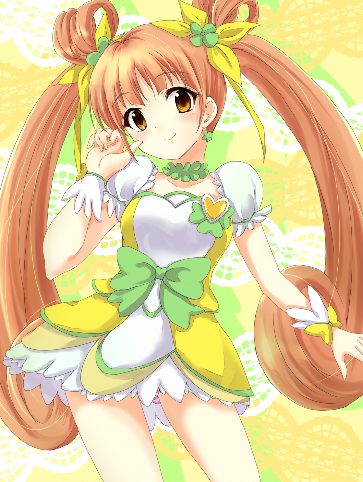 yotsuba alice and cure rosetta (precure and 1 more) drawn by shitone132
