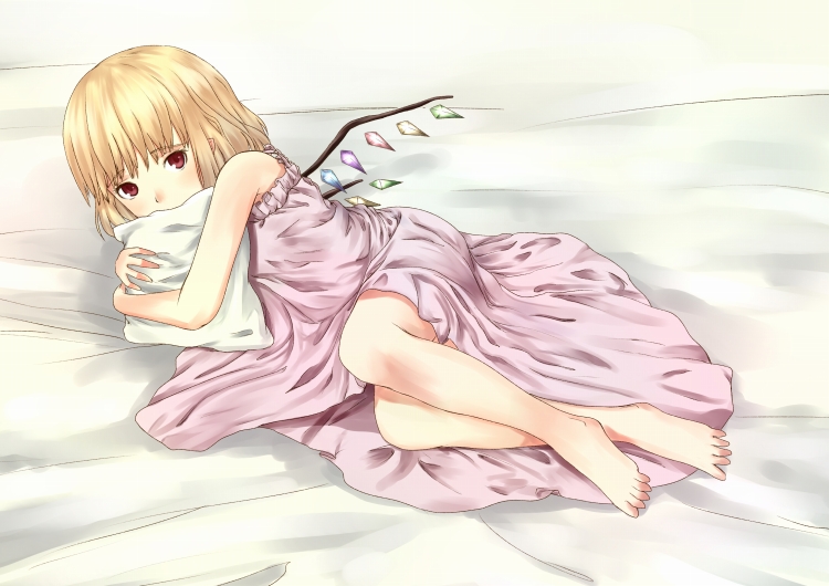 flandre scarlet (touhou) drawn by yoi_(tokoyoi)
