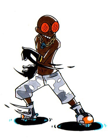 garam (jet set radio) drawn by donsoku_komagome_pipette
