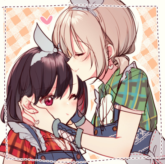 mitake ran and aoba moca (bang dream!) drawn by mizukikushou