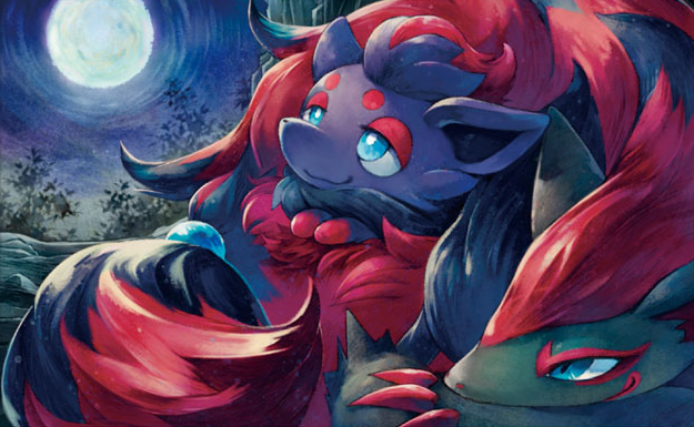 zorua and zoroark (pokemon and 1 more) drawn by kodama_(pukupuku)