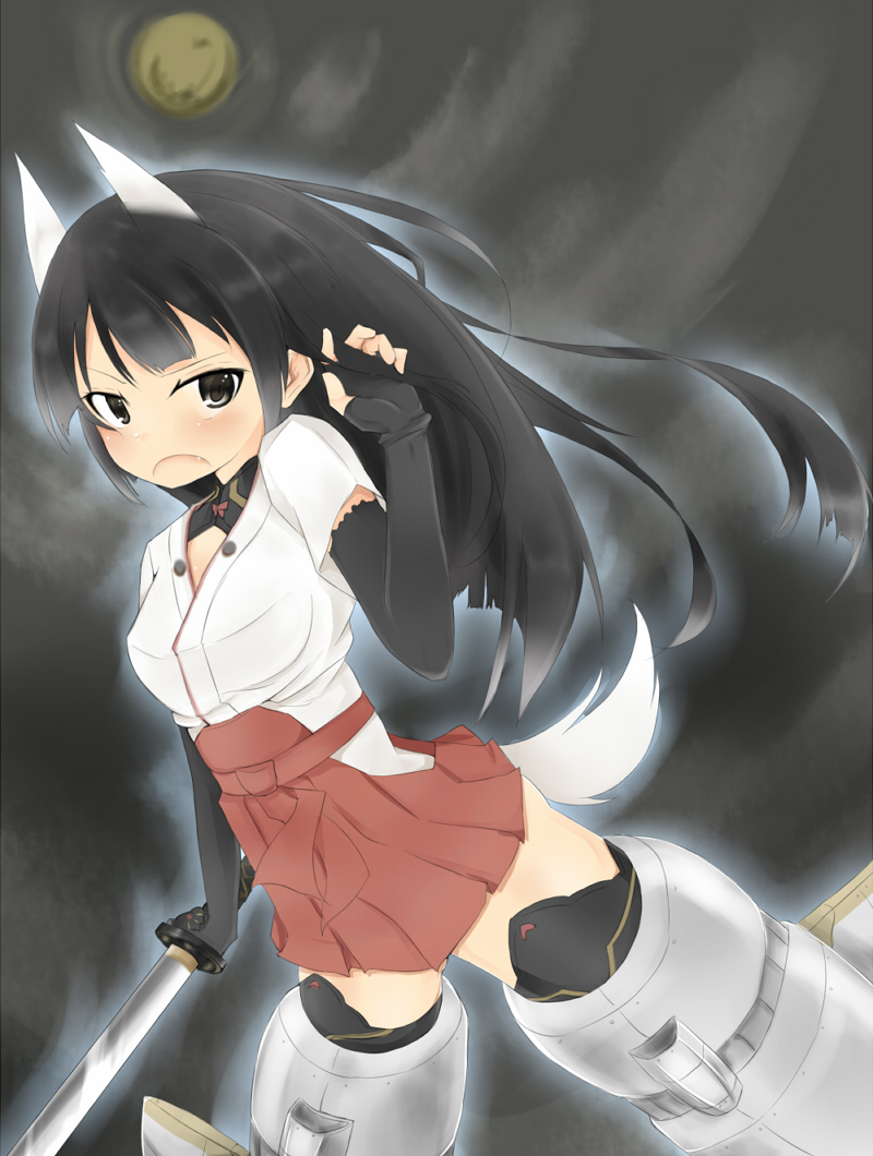 anabuki tomoko (world witches series and 1 more) drawn by amai_nekuta
