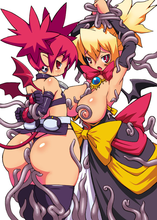 etna and rozalin (disgaea and 1 more) drawn by sakuemon