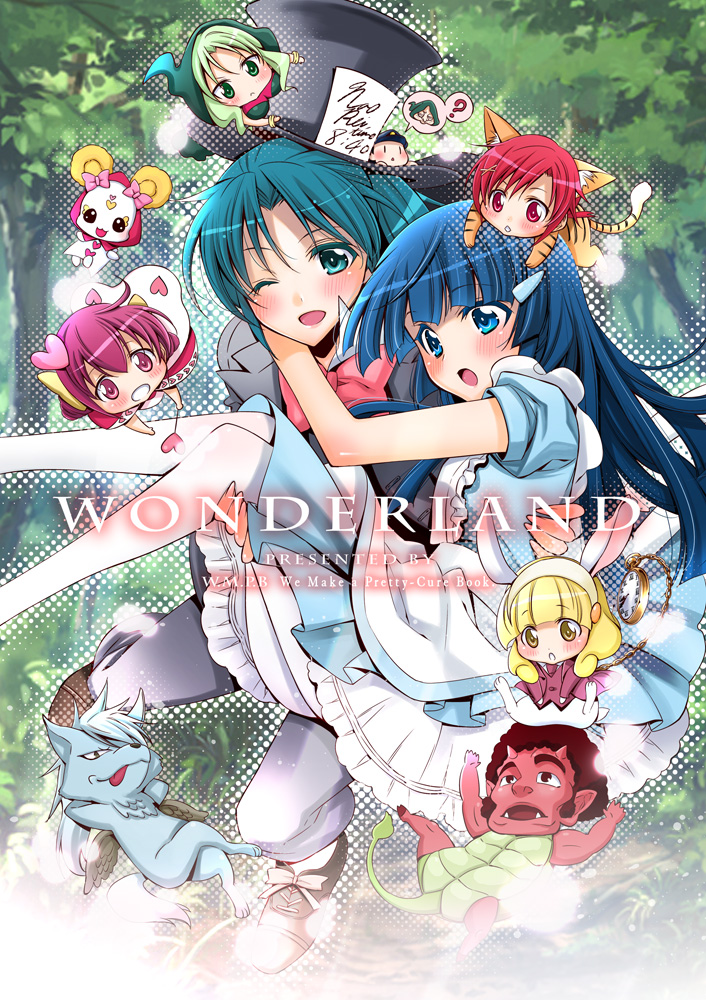 alice, midorikawa nao, kise yayoi, aoki reika, hino akane, and 7 more (precure and 3 more) drawn by takano_saku