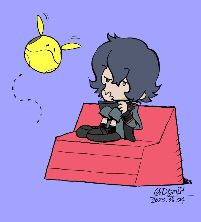 haro and rouji chante (gundam and 2 more) drawn by ichinana_(dametetujin17)
