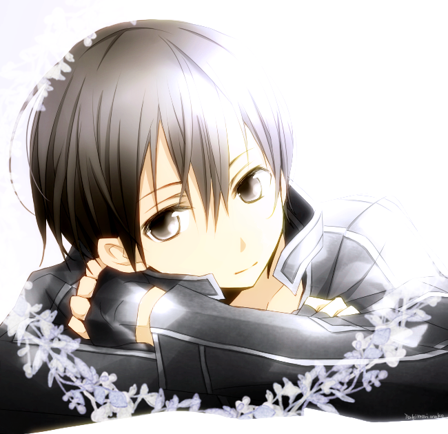 kirito (sword art online) drawn by tsukimori_usako