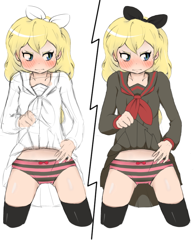 kowai tsuriko (4chan and 1 more) drawn by damascus117 and yak-kun
