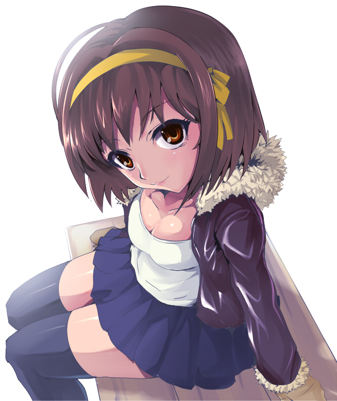 suzumiya haruhi (suzumiya haruhi no yuuutsu) drawn by kasai_shin