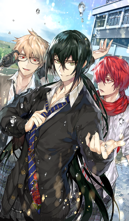 yan qing, fuuma kotarou, jekyll and hyde, and hyde (fate and 1 more) drawn by tcb