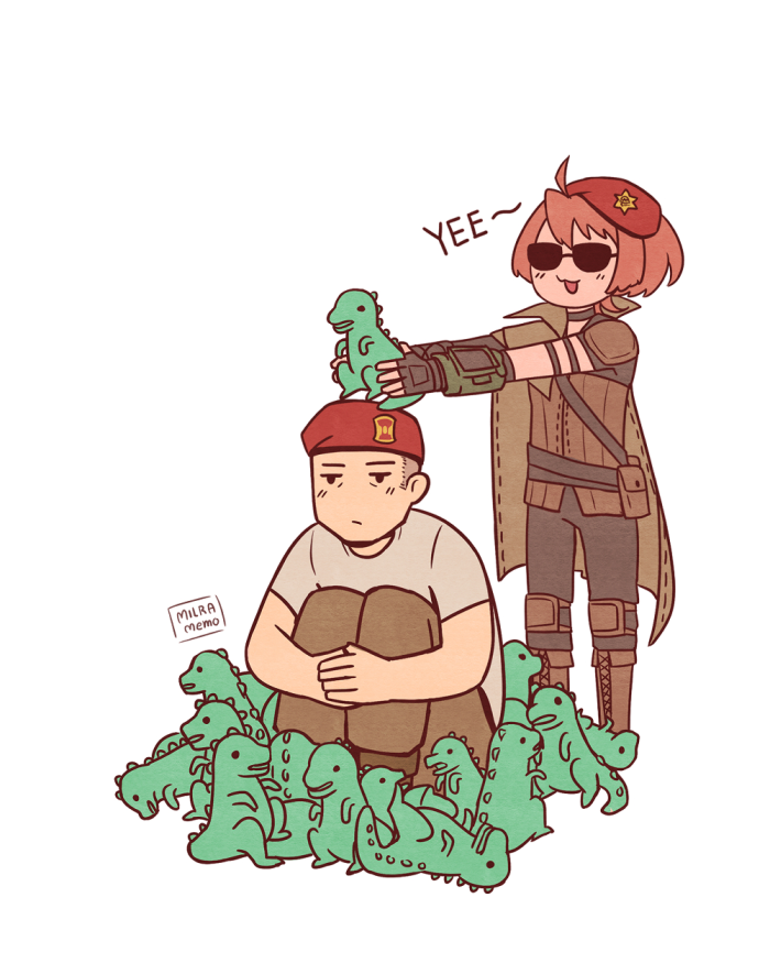 courier, noelle rutherford, and craig boone (fallout and 1 more) drawn by milramemo