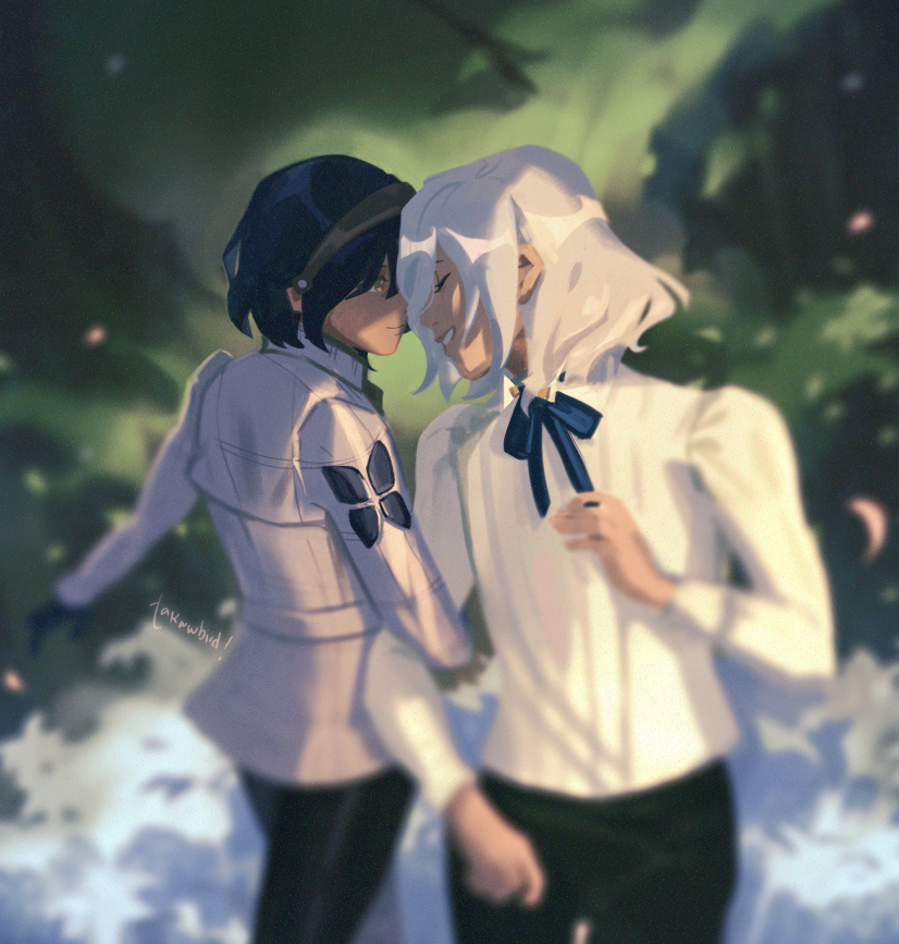 protagonist and the prince (metaphor: refantazio) drawn by takawbird