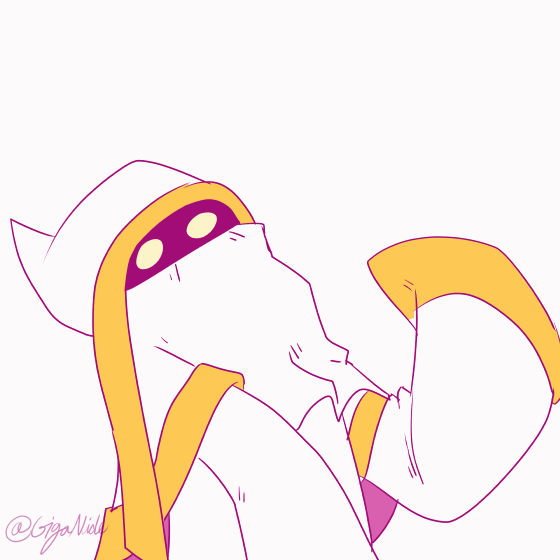 hyness (kirby and 1 more) drawn by giganide