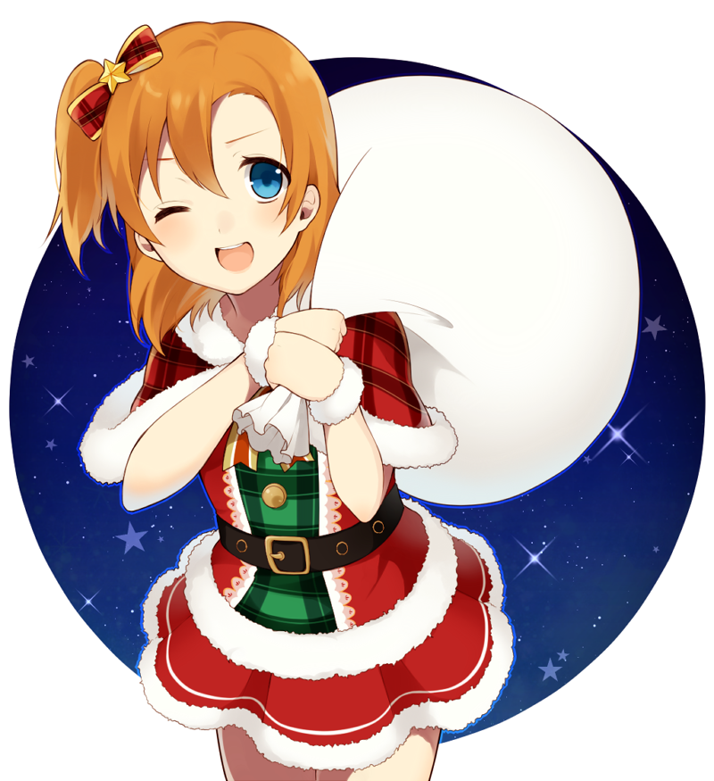 kosaka honoka (love live! and 1 more) drawn by chisumi