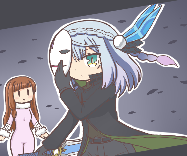 awane kokoro and kagami masara (mahou shoujo madoka magica and 1 more) drawn by reverse_(bluefencer)