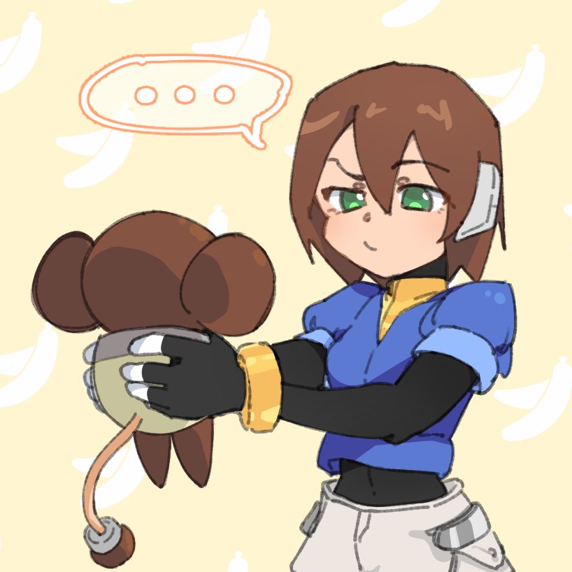 aile and data (mega man and 2 more) drawn by ghosty_entity