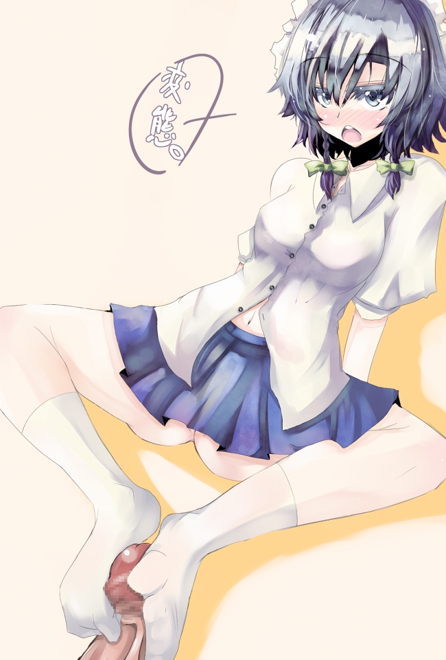 izayoi sakuya (touhou) drawn by tora_(torayarou)
