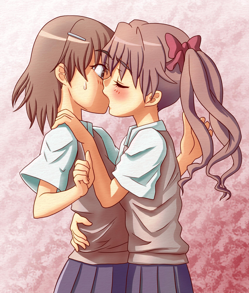 misaka mikoto and shirai kuroko (toaru majutsu no index and 1 more) drawn by chunpai