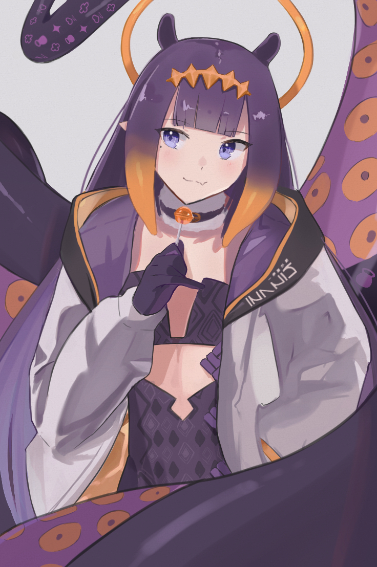 ninomae ina'nis (hololive and 1 more) drawn by ku_roiko