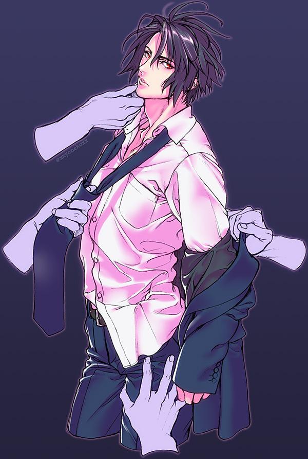 vincent valentine (final fantasy and 1 more) drawn by yonesuke