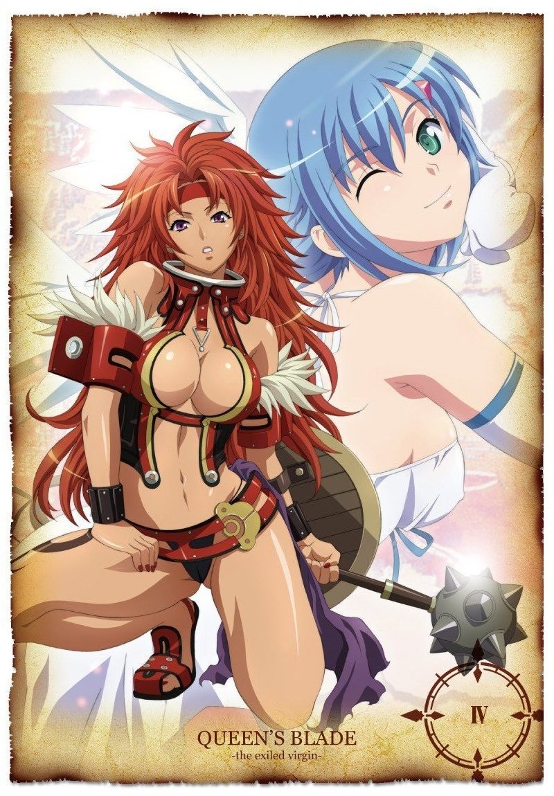 nanael, risty, angel of light nanael, and wilderness bandit risty (queen's blade) drawn by rin-sin