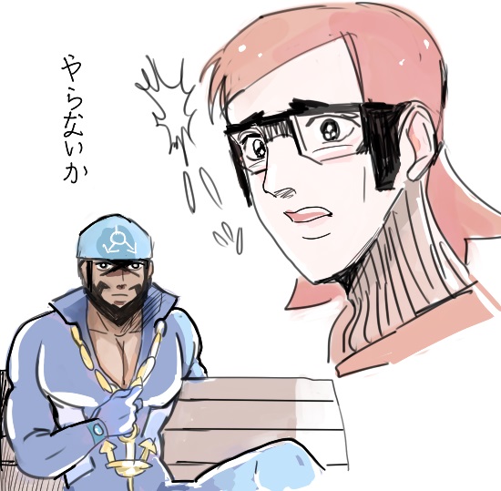 archie and maxie (pokemon and 2 more) drawn by aradied