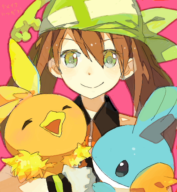may, torchic, mudkip, and treecko (pokemon and 2 more) drawn by emunise